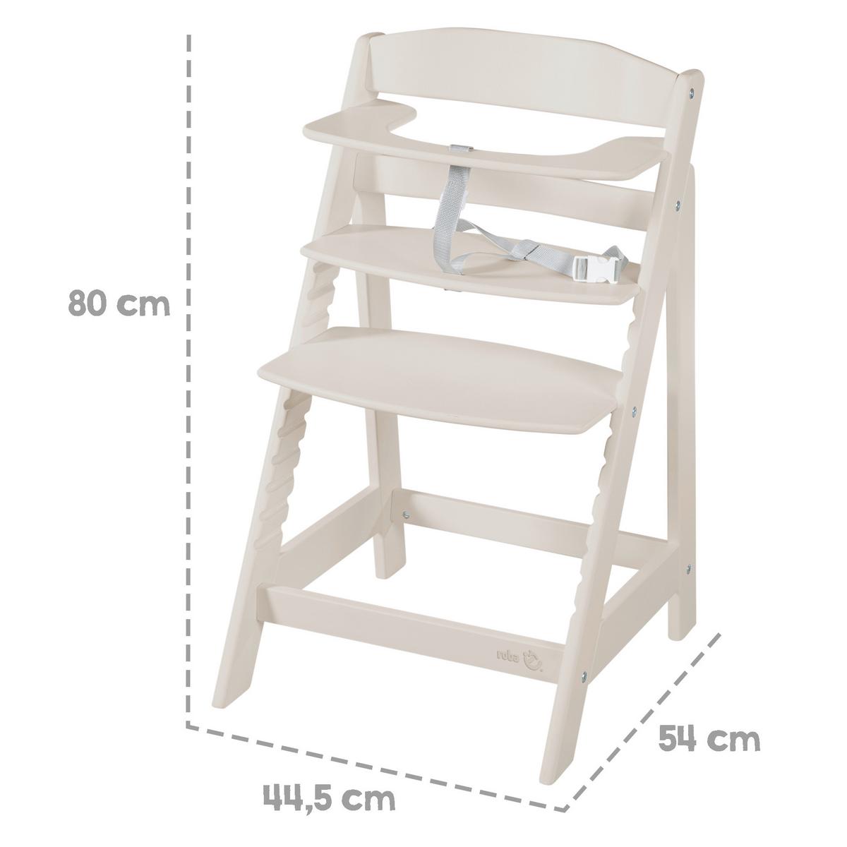 Treppenhochstuhl 'Sit Up Flex' kaschmir - Kaschmir, MODERN, Holzwerkstoff (44,5/80/54cm) - Roba