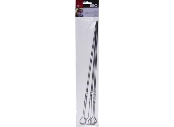 Grillspieße BBQ - Silberfarben, Basics, Metall (45cm) Grillspieße BBQ - Silberfarben, Basics, Metall (45cm)