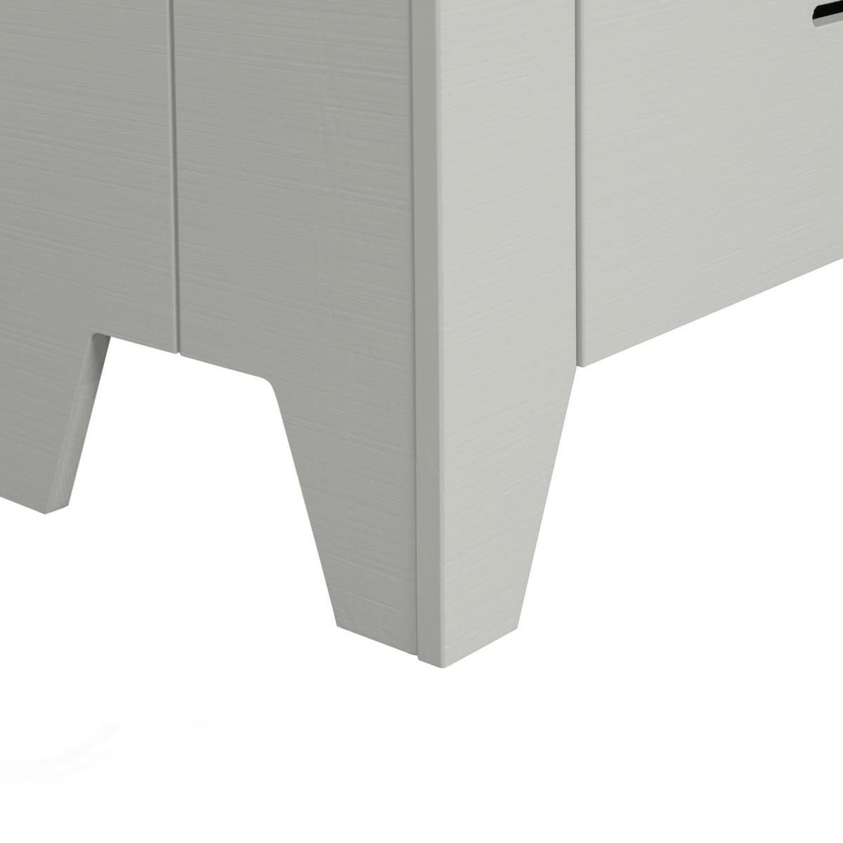 Kommode Gijs Hellgrau B: 85cm - Hellgrau, Design, Holz/Holzwerkstoff (85/142/38cm) - Livetastic