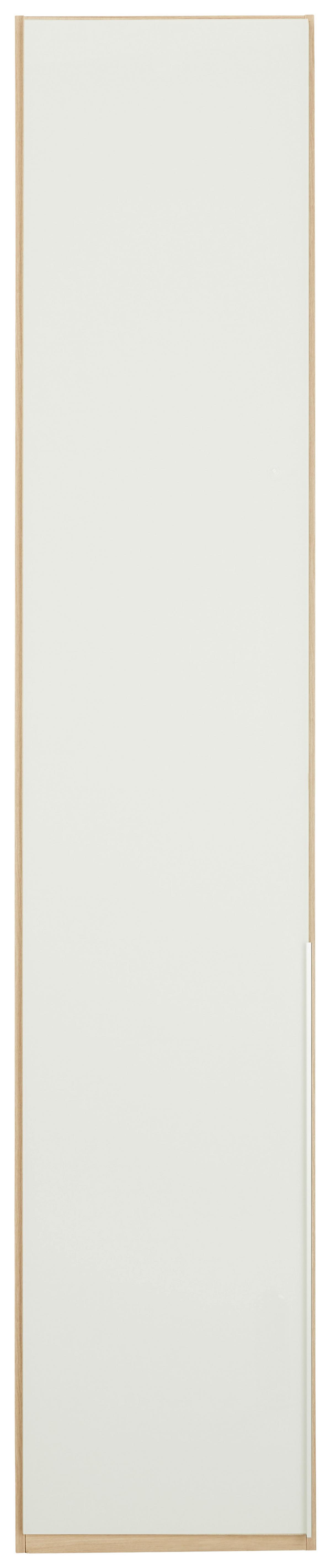ŠATNÍ SKŘÍŇ S OTOČNÝMI DVEŘMI NEW YORK - bílá/barvy dubu, Konvenční, kov/kompozitní dřevo (46/236/40cm)