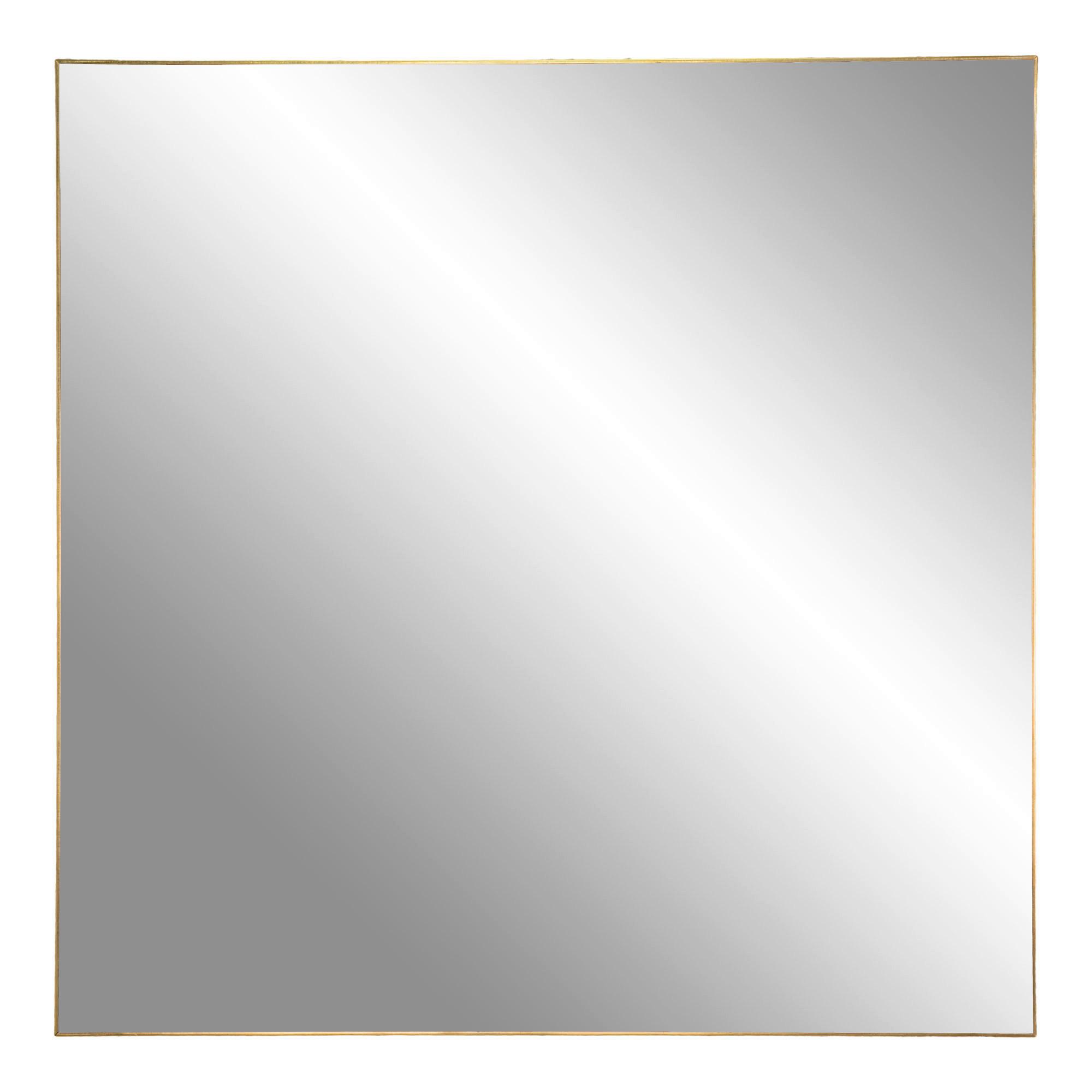 Wandspiegel Jersey Dunkelgelb B: 60 Cm - Dunkelgelb, Design, Glas/Metall (60/0.5/60cm)
