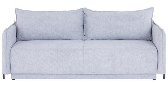 Schlafsofa Giulia - Schwarz/Grau, MODERN, Textil (217/75-95/112cm) - Luca Bessoni