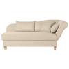 Récamiere Selma in Beige B: 190 cm - Beige/Buchefarben, Design, Textil (190/82/88cm) - Max Winzer