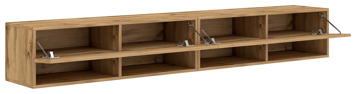 Lowboard Derby 200 - Eiche Wotan, Design, Holzwerkstoff (200/31,5/32,5cm) - Livetastic