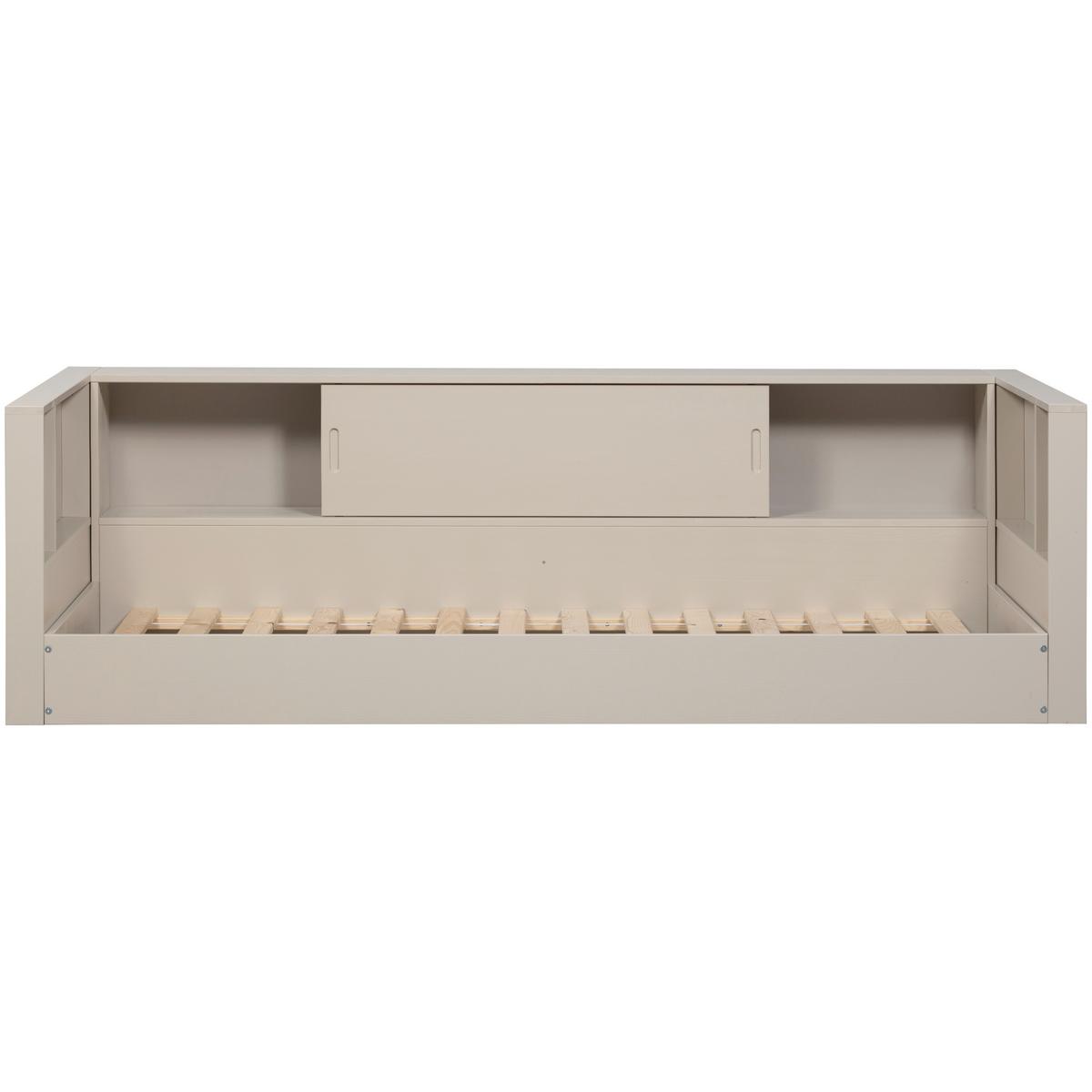 BODENBETT. Carter Grau 90x200cm - Grau, Basics, Holz (90/200cm) - MID.YOU