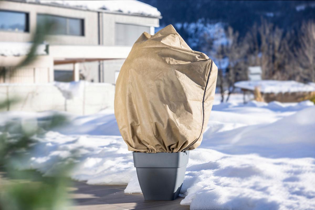 Vlieshaube Ultraprotect Xl 110x110 Cm - Beige, Basics, Kunststoff (110/110cm) - Windhager