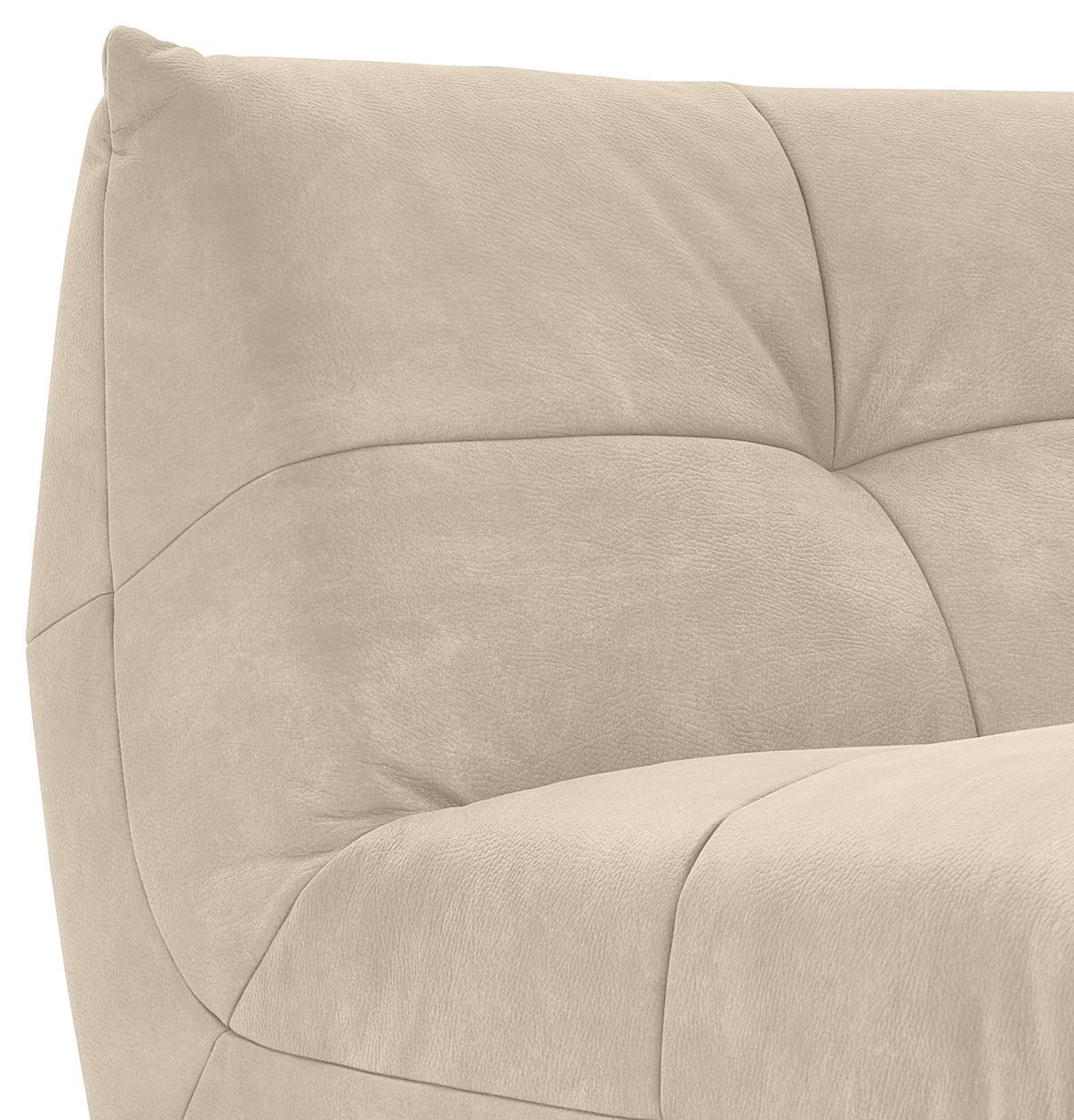 Modul Sofa Giselle 4er Sofa B: 180 Cm - Creme, Trend, Textil (180/80/112cm) - Livetastic