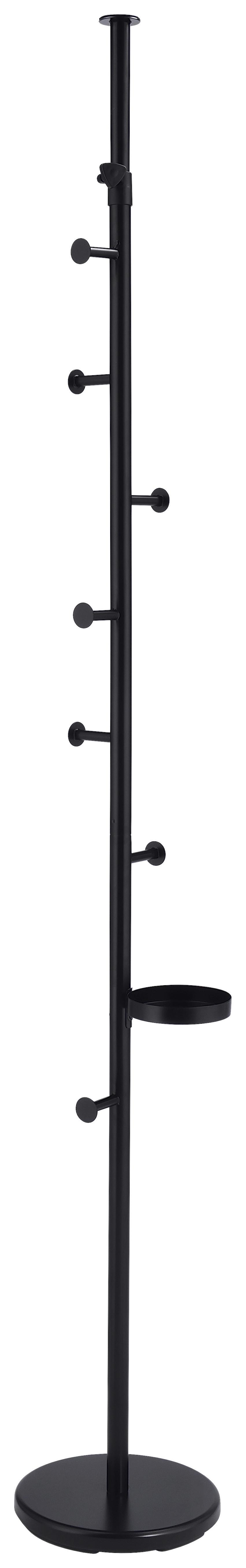ŠATNÍ STOJAN SCOPO-EXKLUSIV- - černá, Moderní, kov (30/200-260/30cm) - Mömax