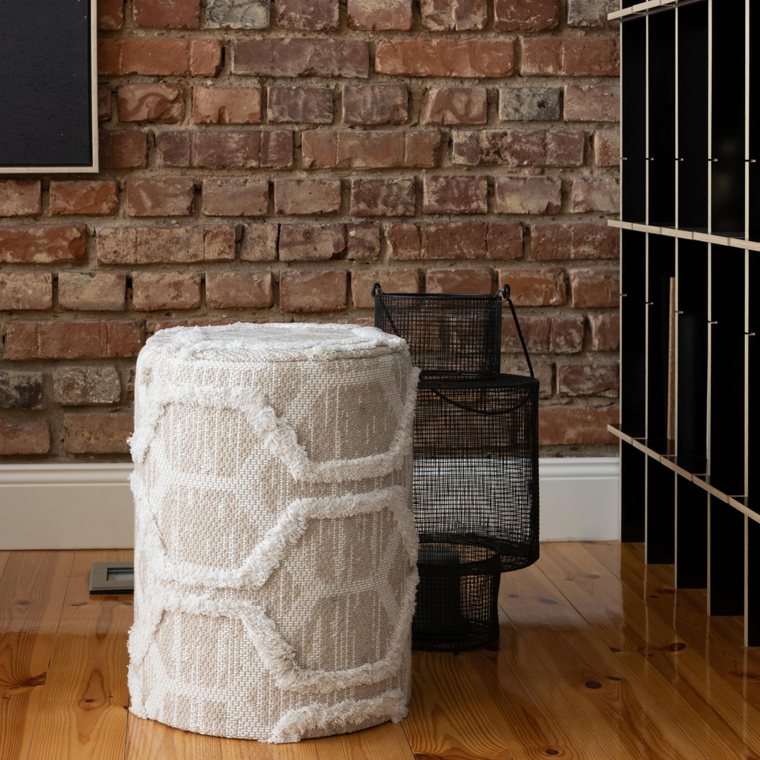 Pouf My Nomad Pouf Sand 111 - Sandfarben/Gelb, Design, Textil (47/36cm) - Obsession