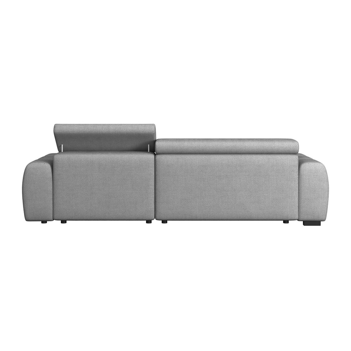 Ecksofa Fargo S Grau, B: 285 cm - Schwarz/Grau, Trend, Textil (285/168cm)