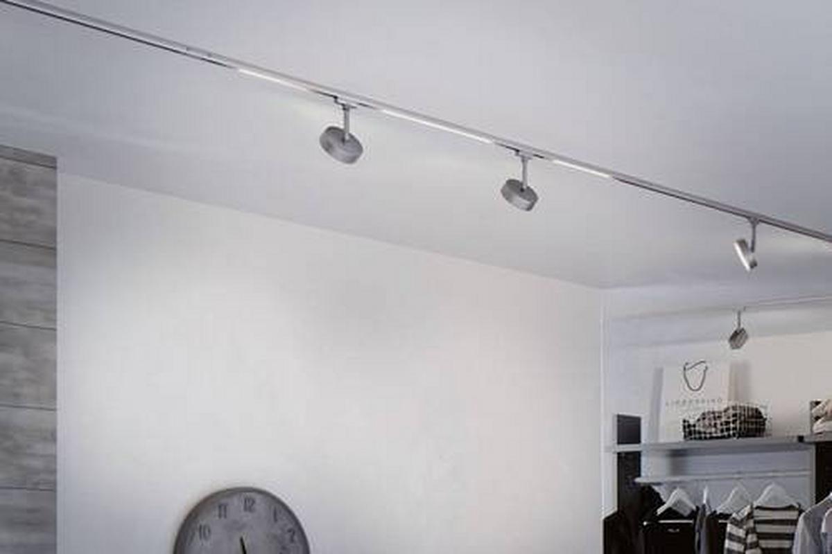 Schienensystem Urail Strahler 96799 In Chromfarben - Chromfarben, Basics, Kunststoff/Metall (9,8/14,7cm) - Paulmann