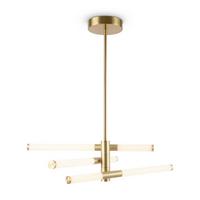Pendelleuchte Axis - Goldfarben, Trend, Kunststoff/Metall (56,6/17/63,5cm) - MAYTONI