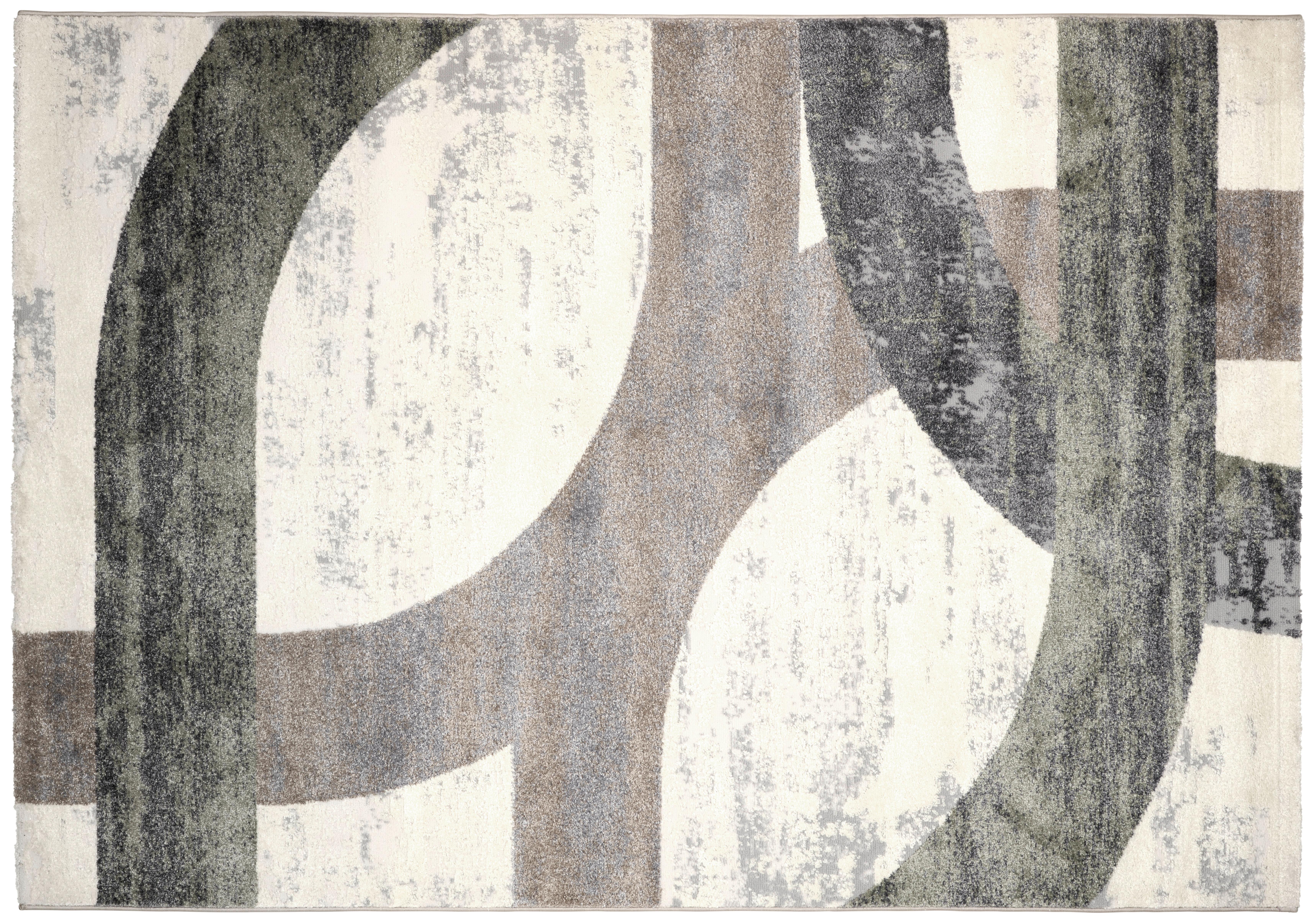 WEBTEPPICH Synthetikfaser - Beige/Hellgrün, ROMANTIK / LANDHAUS, Textil (120/170cm) - James Wood