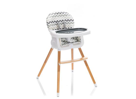 Hochstuhl Paul Zick Zack B:63,4cm Beige - Beige/Hellgrau, Basics, Holz/Kunststoff (63,4/90,7/57,9cm) - Fillikid Hochstuhl Paul Zick Zack B:63,4cm Beige - Beige/Hellgrau, Basics, Holz/Kunststoff (63,4/90,7/57,9cm) - Fillikid