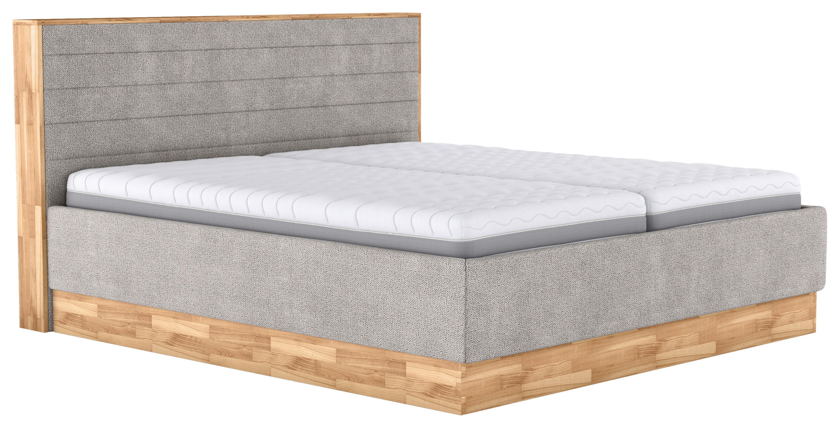 Polsterbett Peseta Sandfarben Lxf: Ca. 180x200 Cm - Sandfarben/Anthrazit, Holzwerkstoff/Textil (180/200cm) - MID.YOU