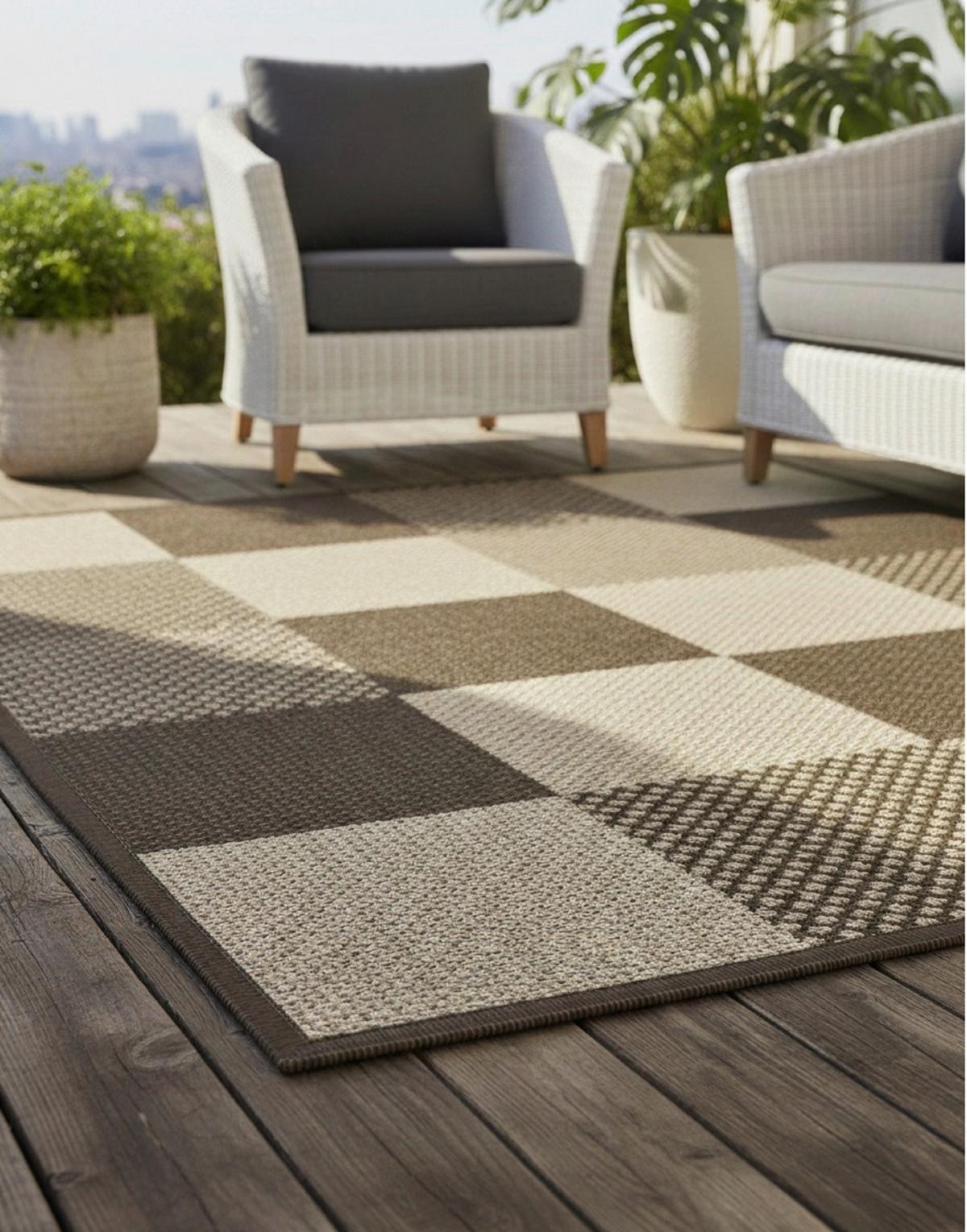 Síkszövött Szőnyeg Caro Kb. 60/110cm - bézs/barna, Basics, textil (60/110cm) - James Wood