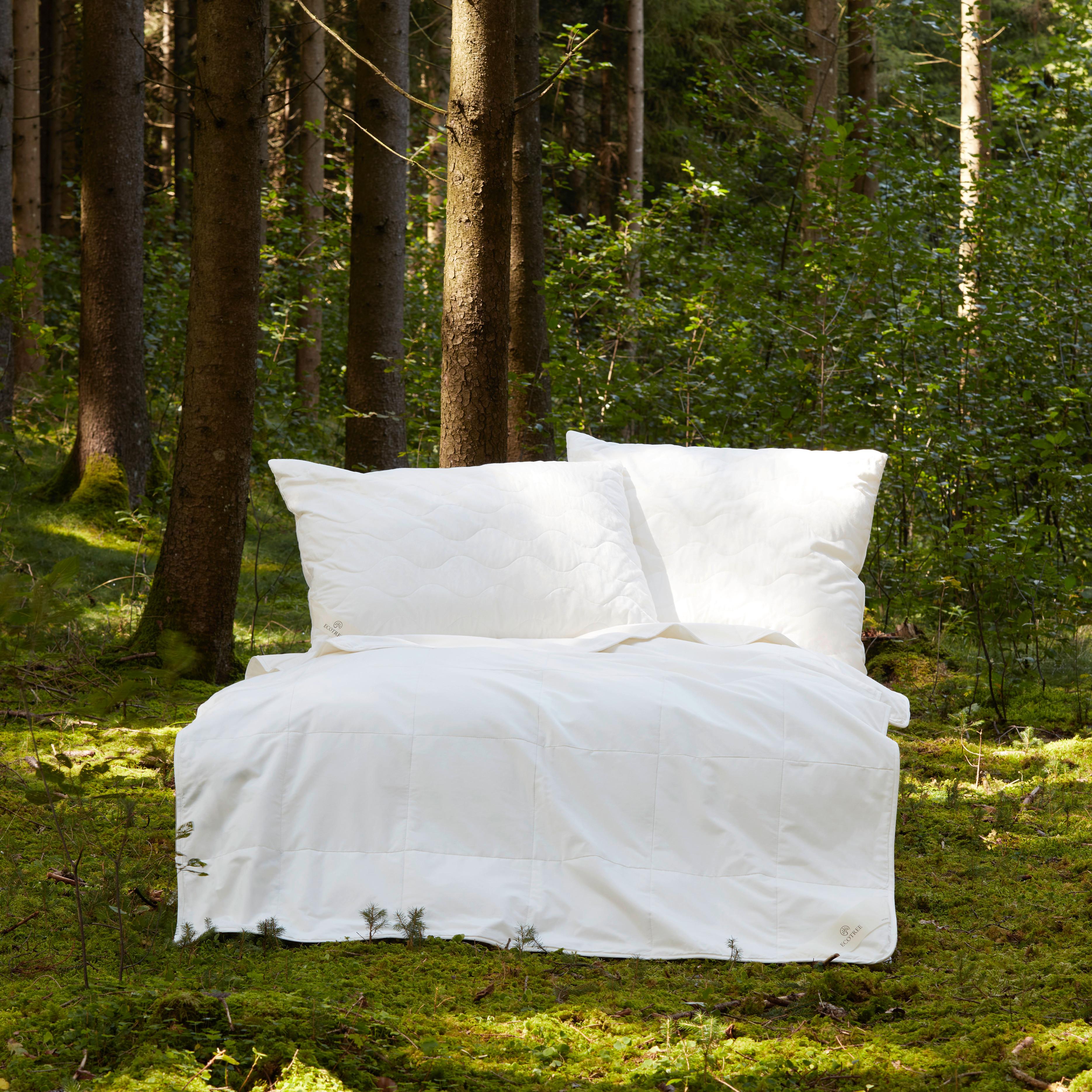 Vankúš Pod Hlavu Bamboo, 70/90cm - biela, Moderný, textil (70/90cm) - ecoTree