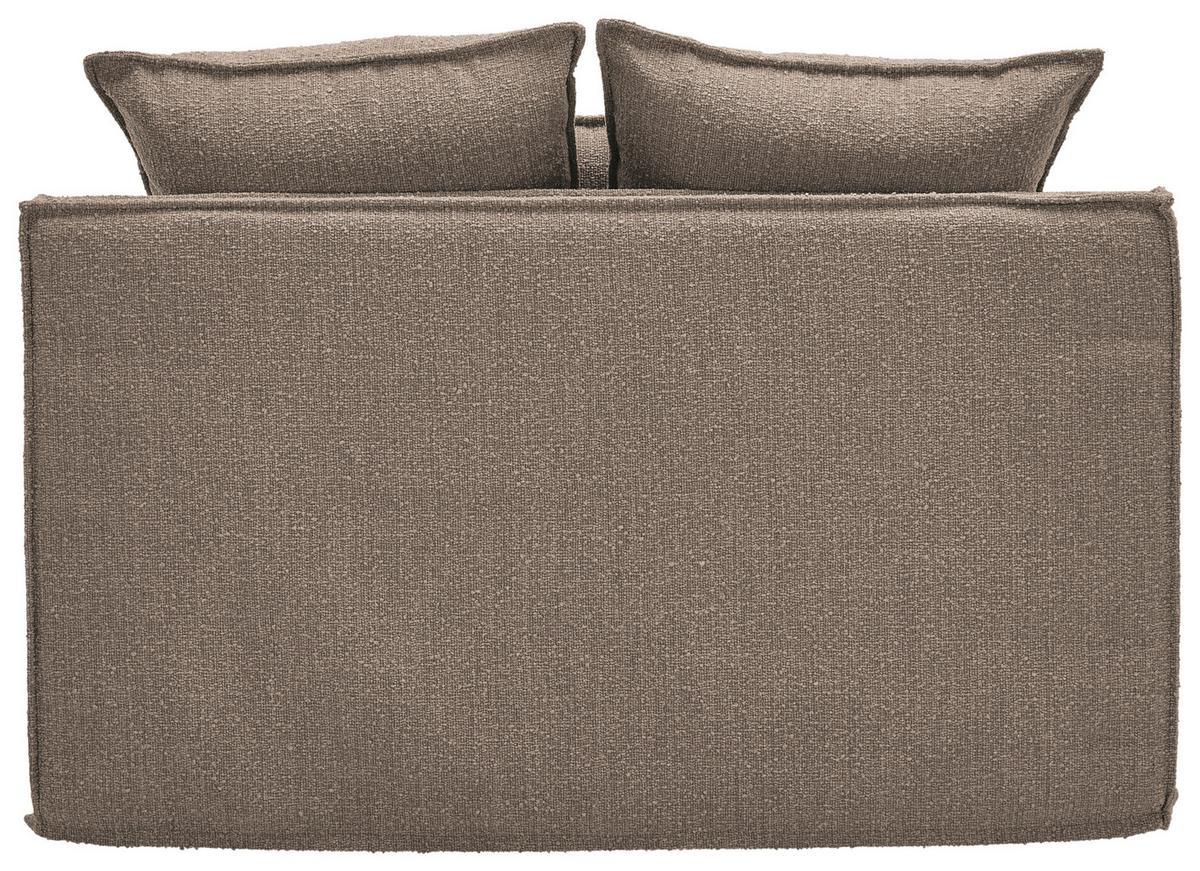 Sessel Aurora - Schwarz/Braun, Trend, Textil (129/92/105cm) - Livetastic