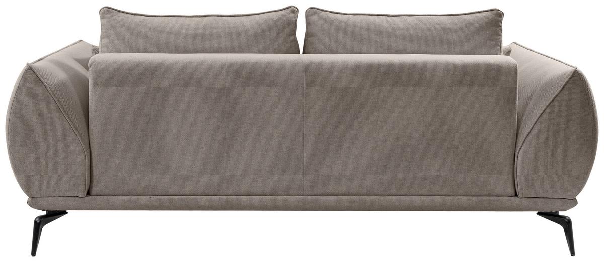 2-Sitzer-Sofa Cavo, Hellbraun B: 208 cm - Hellbraun/Schwarz, MODERN, Textil (208/86/118cm) - MID.YOU