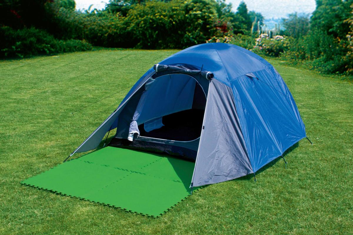 Outdoor-Bodenmatte 58636 B: 78 cm Grün - Grün, MODERN, Kunststoff (78/78cm) - Bestway