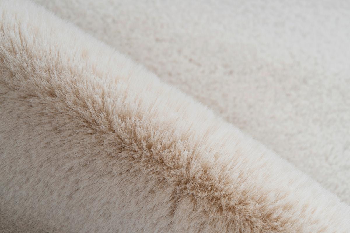 Kunstfell Rabbit Creme 60x180 cm Textil - Creme, Trend, Textil (60/180cm) - Kayoom