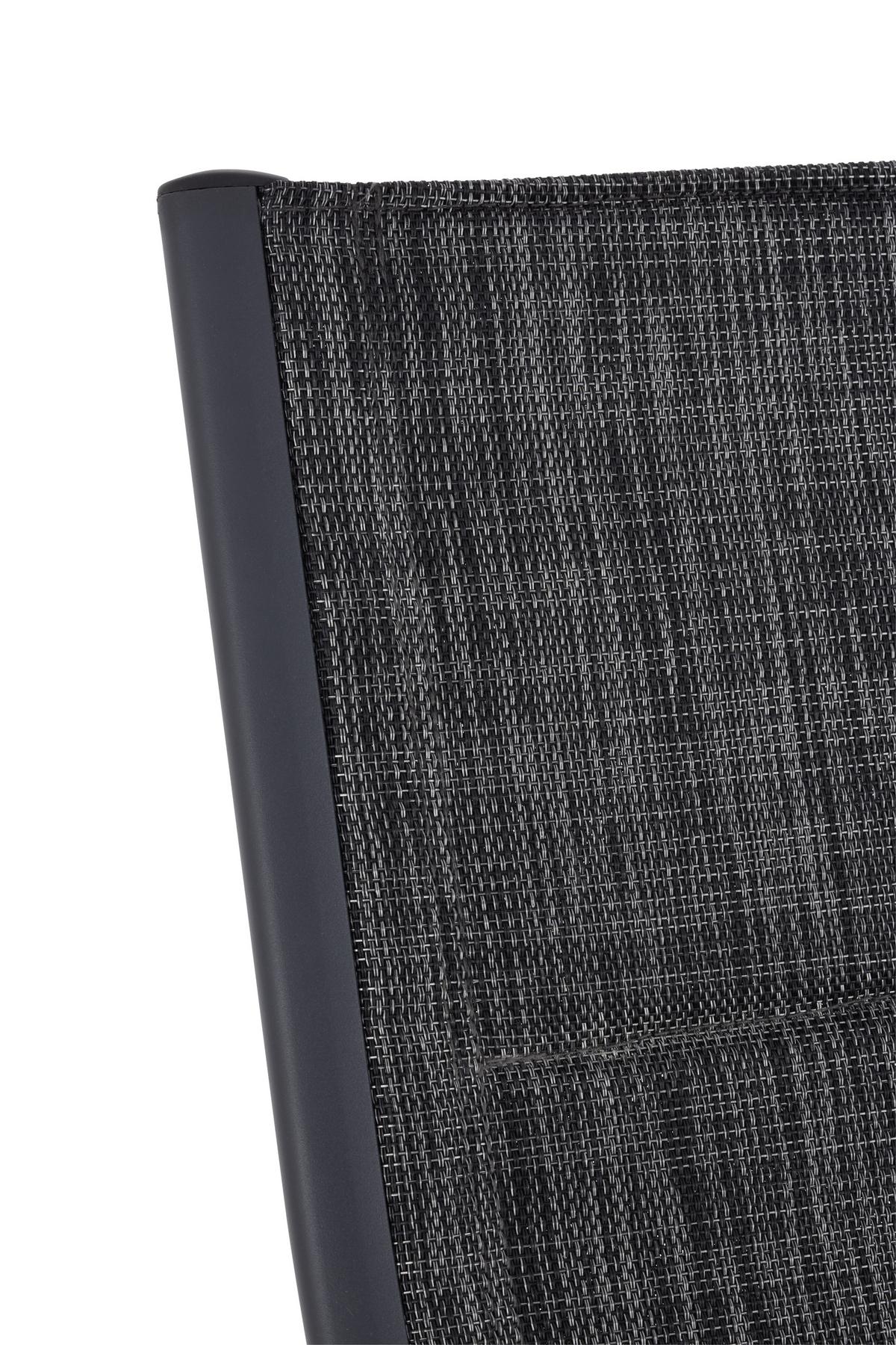 Napozóágy Verena - sötétszürke/szürke, Design, textil/fém (70/103/146cm) - Luca Bessoni