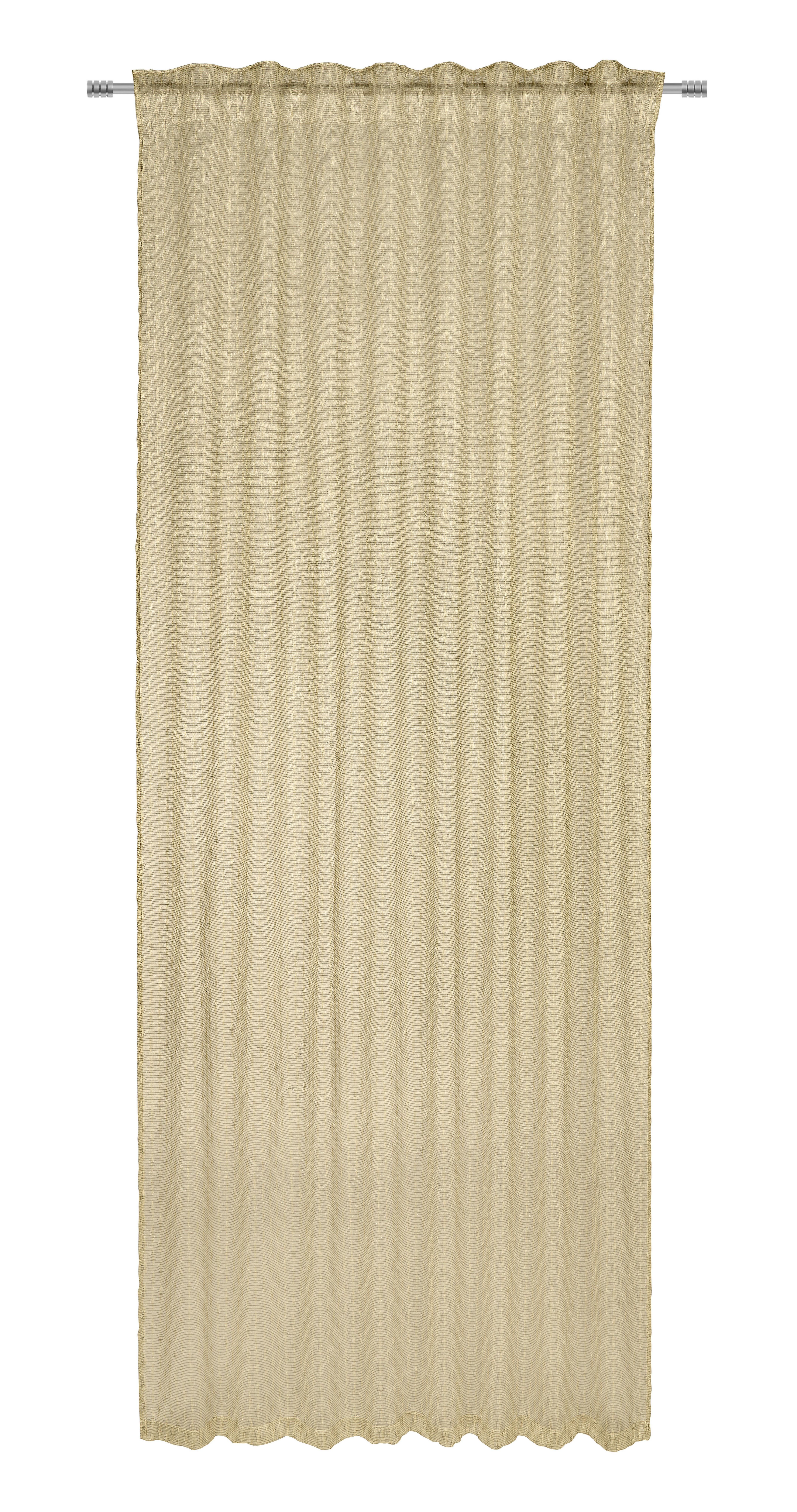 Hotový Záves Holly, 135/245cm, Zlatá - zlatá, Romantický / Vidiecky, textil (135/245cm) - Modern Living