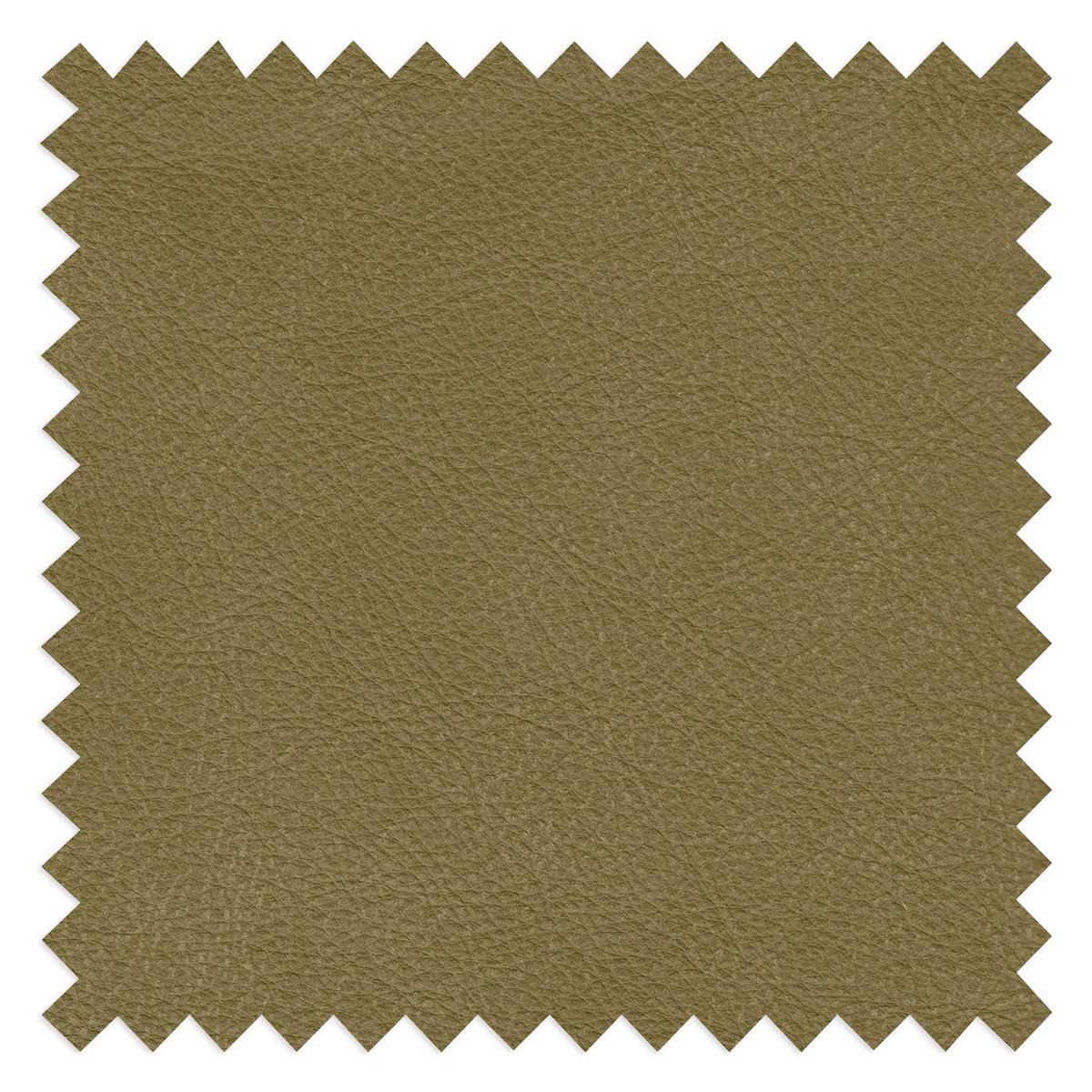 Relaxliege Swing Silver Olivgrün B: 65 cm - Silberfarben/Olivgrün, Design, Leder (65/65-95/171cm) - Livetastic