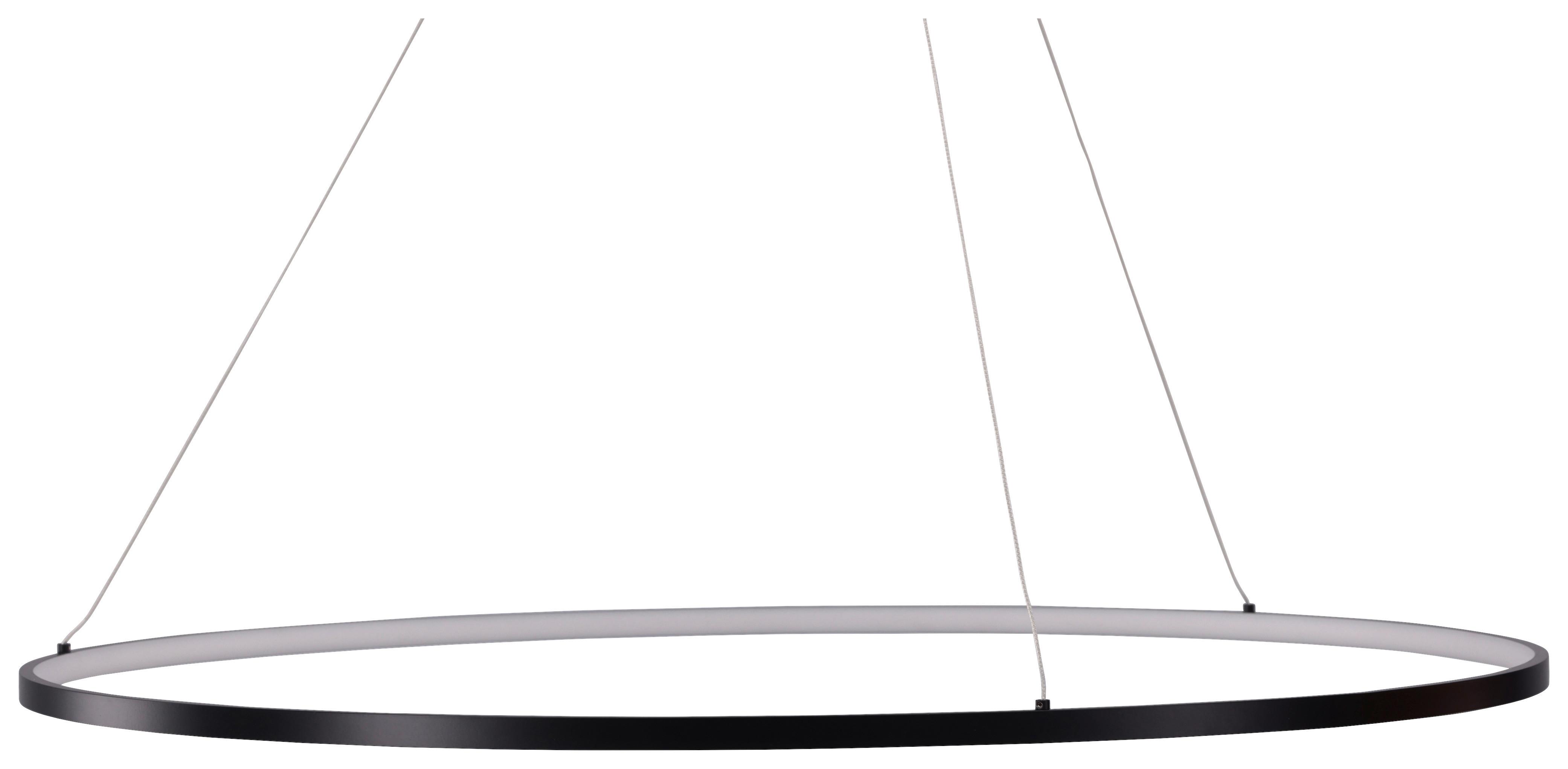Hängeleuchte Rödäng X Josefin Lustig - Schwarz, Basics, Metall (100/6/100cm) - P & B