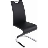 Schwingstuhl Amado Cps Schwarz - Chromfarben/Schwarz, Design (42/102/62cm) - Livetastic