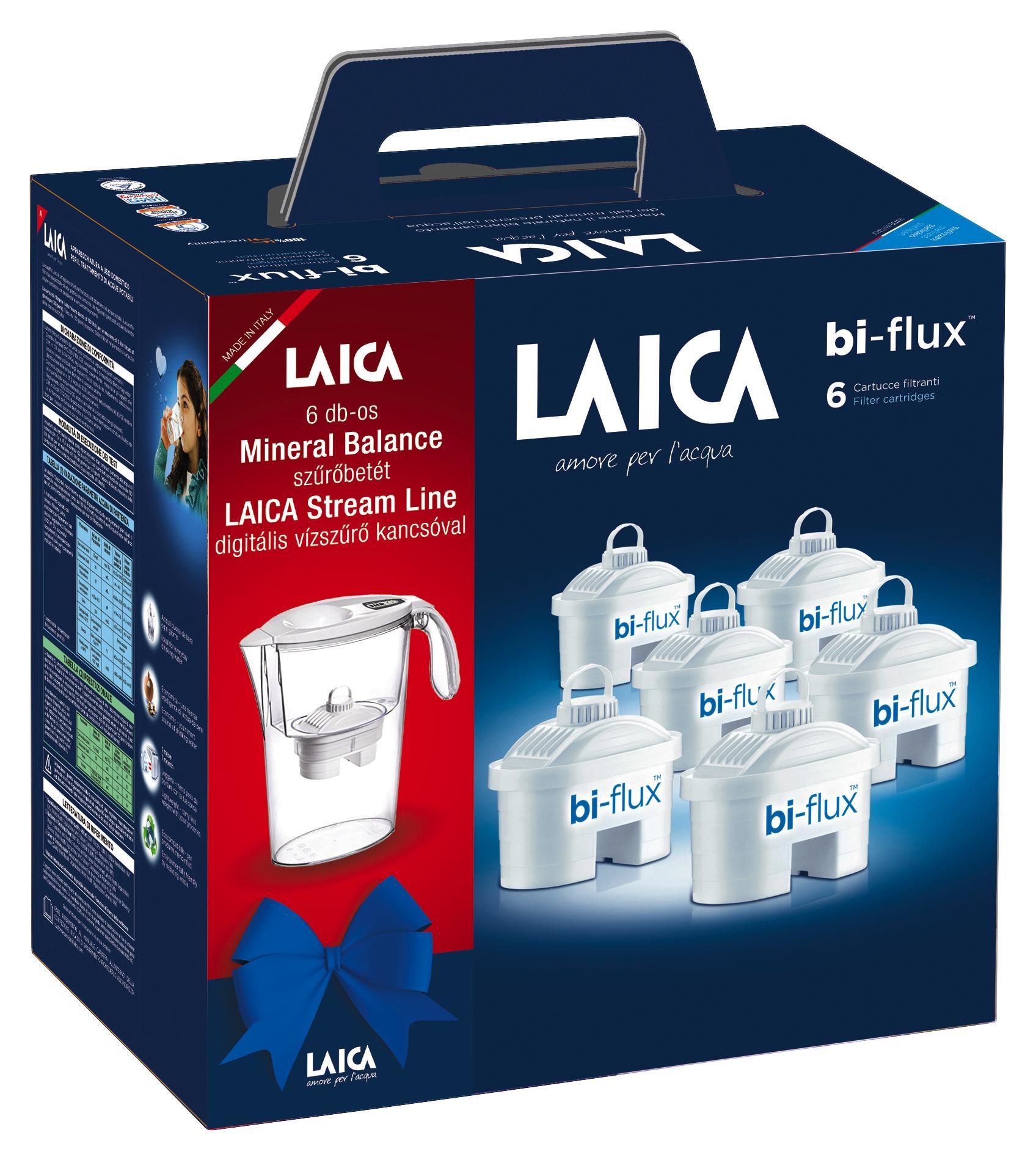 Vízszűrő Szett Laica Mineral Balance - Átlátszó/Fehér, Műanyag