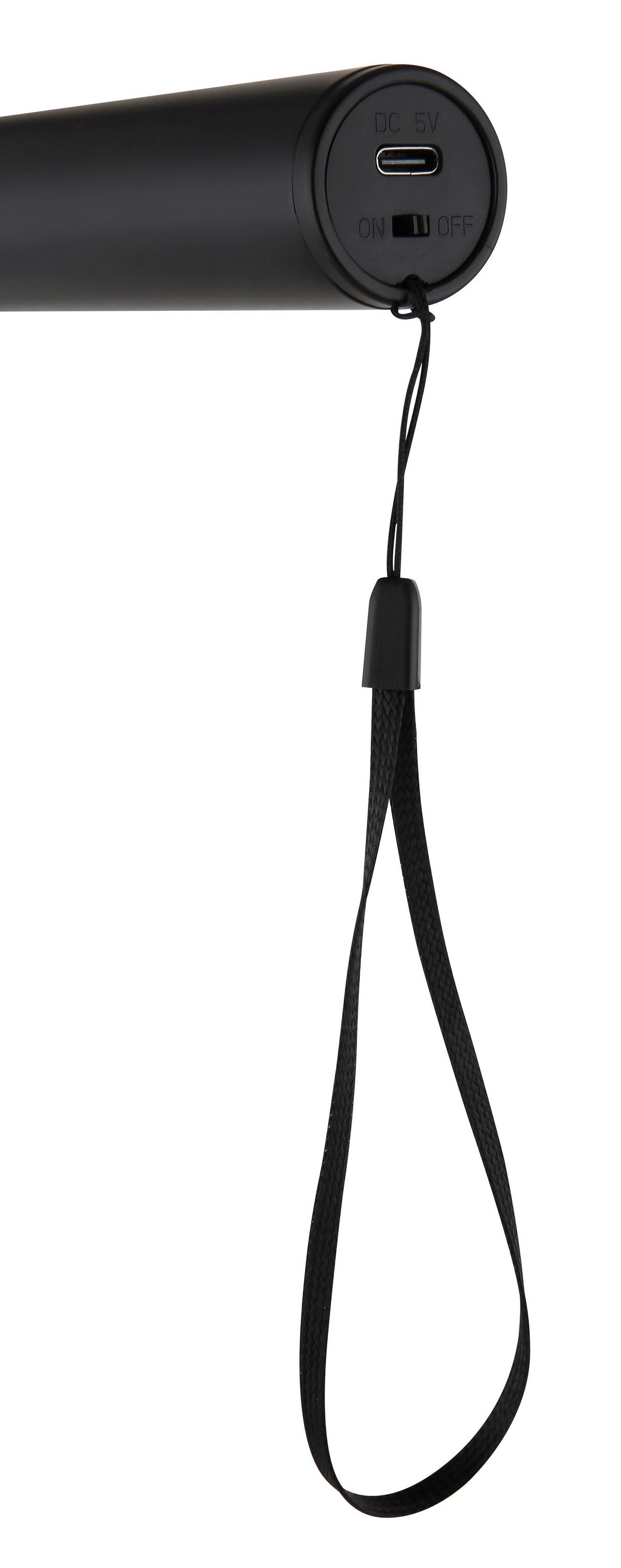LED-Schreibtischleuchte 58472s - Schwarz/Weiß, Design, Kunststoff/Metall (40,4/10,9/44,5cm) - Globo