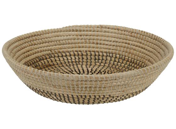 Dekoschale Gavino L - Hellgrau/Schwarz, MODERN, Kunststoff/Weitere Naturmaterialien (34/9cm) - Luca Bessoni Dekoschale Gavino L - Hellgrau/Schwarz, MODERN, Kunststoff/Weitere Naturmaterialien (34/9cm) - Luca Bessoni