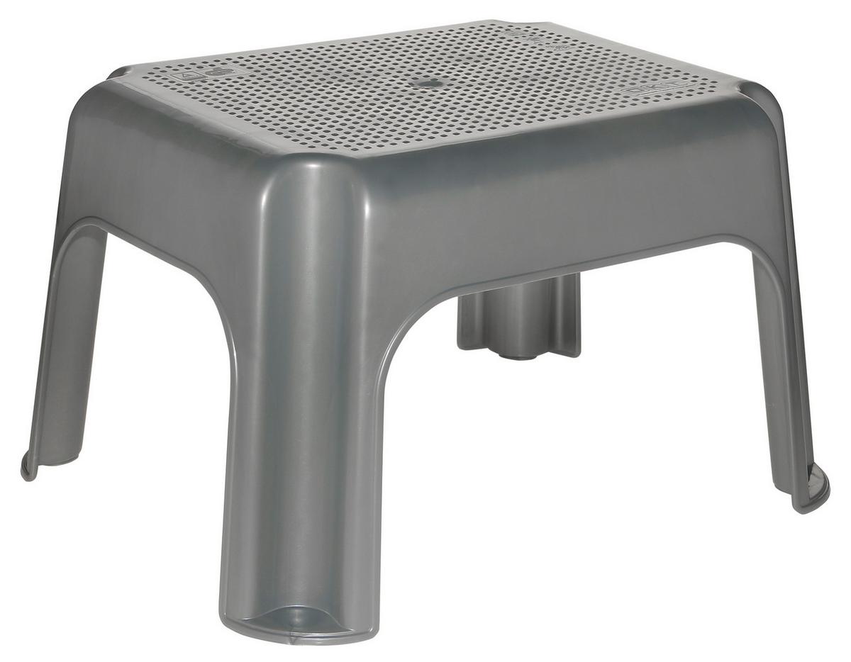 STUPIENOK STEPS - sivá, plast (36,5/30/24cm) - Modern Living