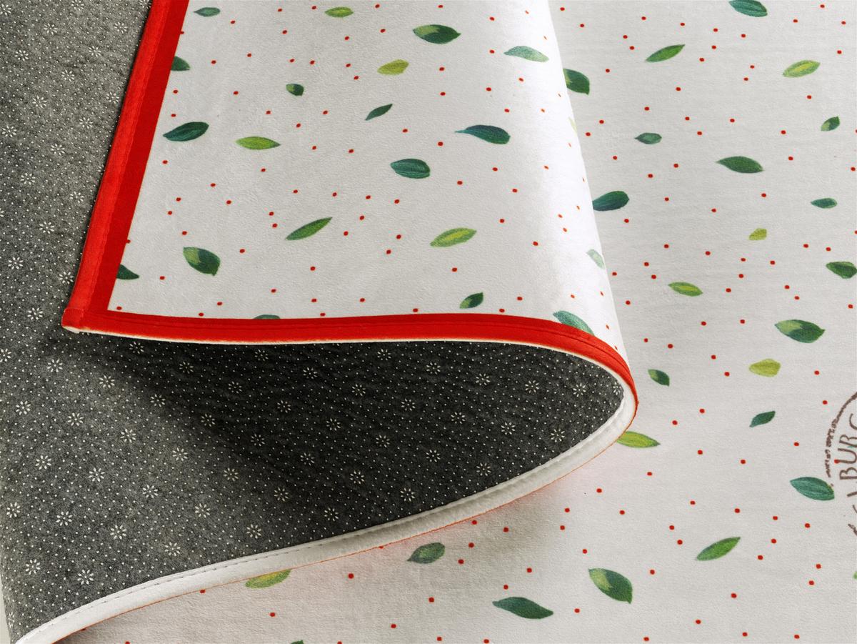 Kinderteppich Maulwurf Rot/ Weiß/grün Garden 100x160 Cm - Rot/Weiß, Trend, Textil (100/160cm)