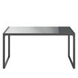 Loungegarnitur Leon - Grau, MODERN, Glas/Metall (176,5/239cm) - Beldano