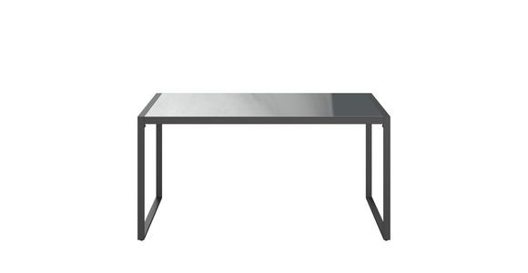 Loungegarnitur Leon - Grau, MODERN, Glas/Metall (176,5/239cm) - Beldano