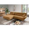 Ecksofa Drago Goldfarben S: 166x290 cm - Wildeiche/Goldfarben, KONVENTIONELL, Textil (166/290cm) - Sadena