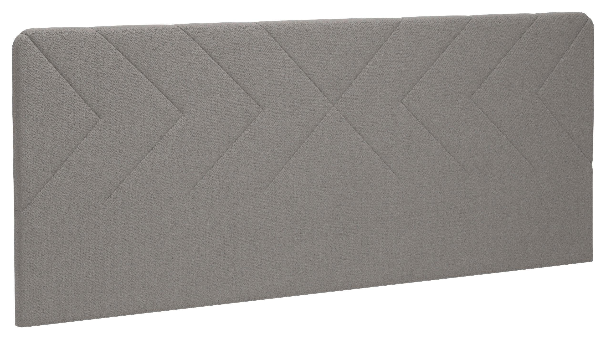 ZÁHLAVIE FLAVIA - hnedá, Modern, textil (207/81,5/4,5cm)