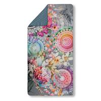 SPORTHANDTUCH OLINGA - Multicolor/Grau, Design, Textil (50/100cm)