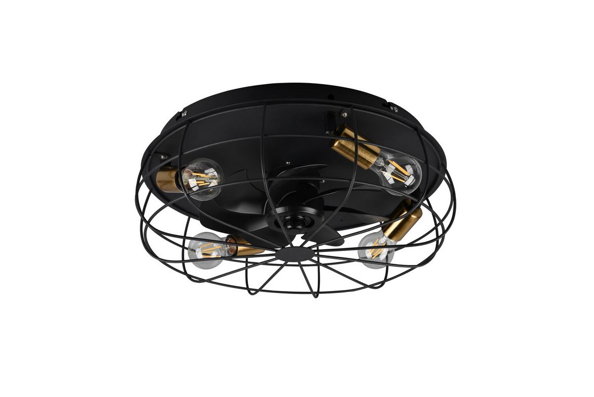 LED-Deckenleuchte R61095032 Ø 48,5 cm - Schwarz, LIFESTYLE, Kunststoff/Metall (48,5/17,5cm)