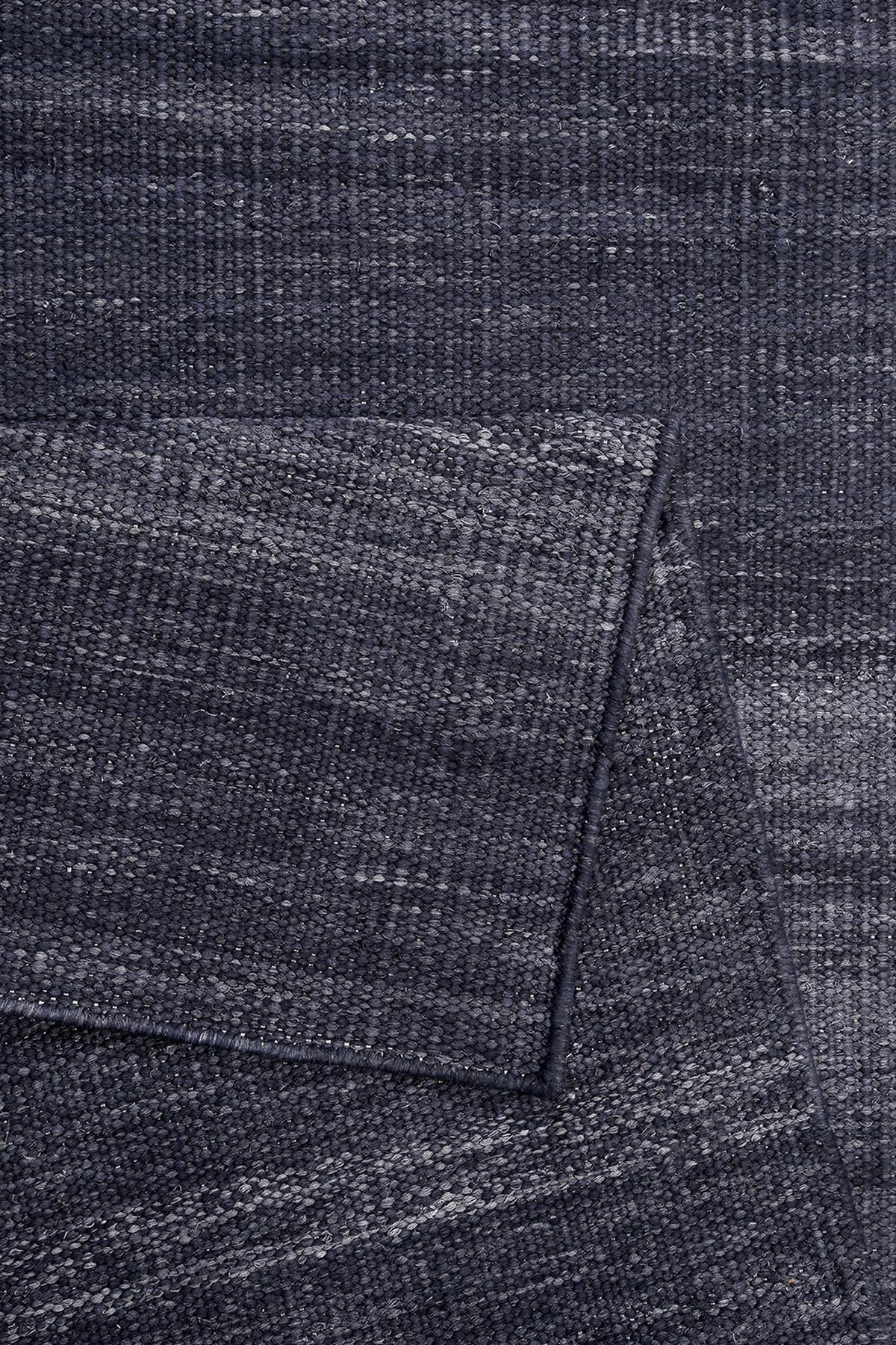 Handwebteppich Anthrazit Baumwoll Kelim 160x230 cm - Anthrazit, KONVENTIONELL, Textil (160/230cm) - Esprit