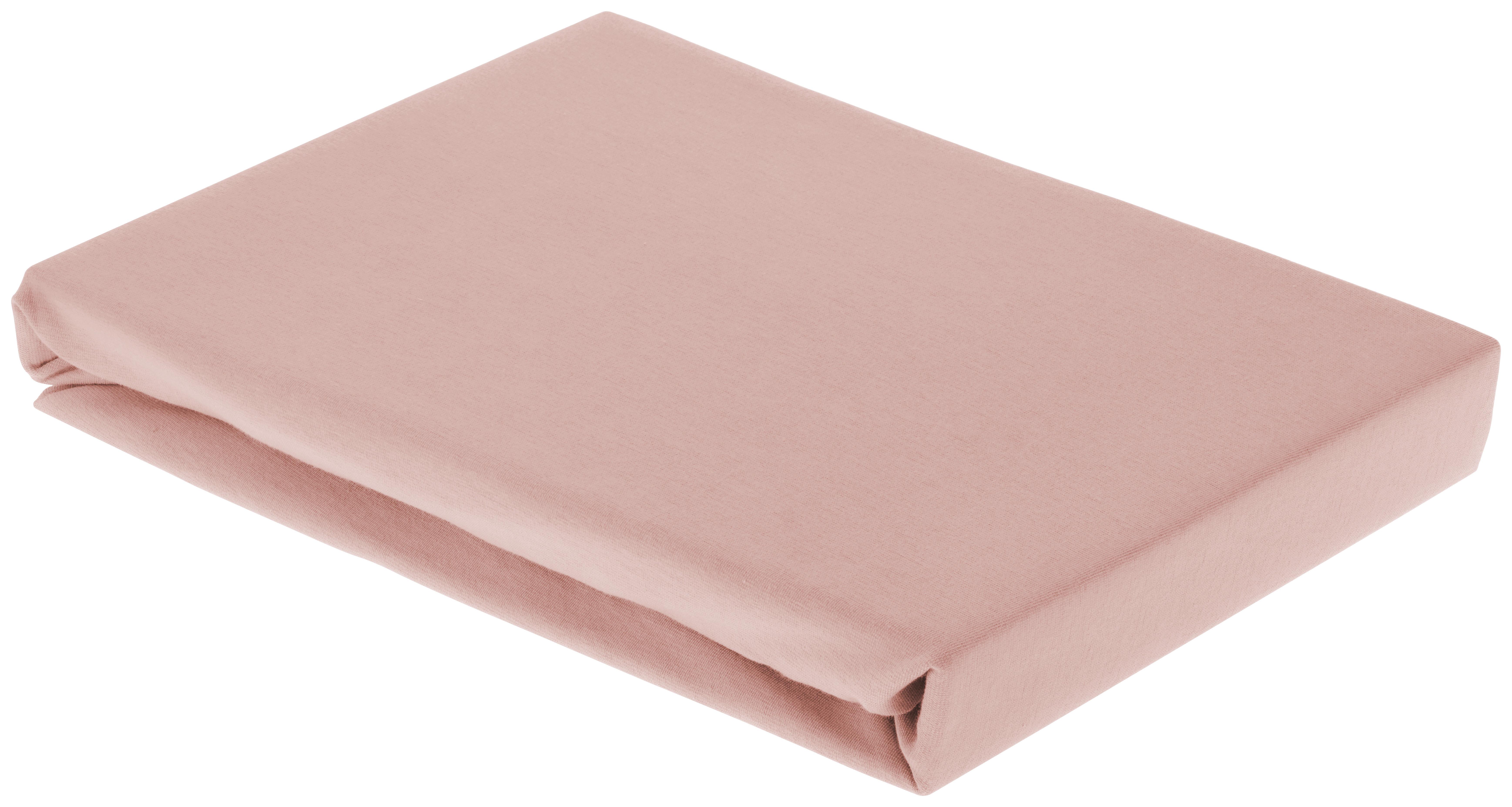 PROSTĚRADLO NA VRCHNÍ MATRACI Elasthan Topper, 100/200cm - světle fialová, textil (100/200/15cm) - Premium Living