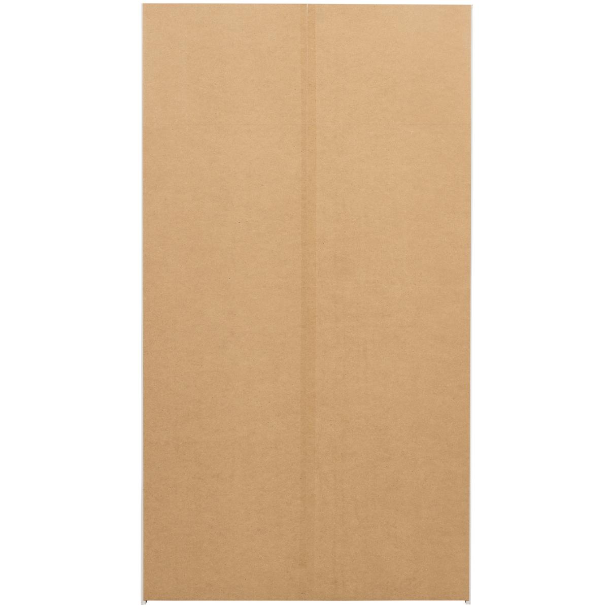 DREHTÜRENSCHRANK Spike Weiß B: 110cm - Weiß, Basics, Holz (110/210/55cm) - MID.YOU