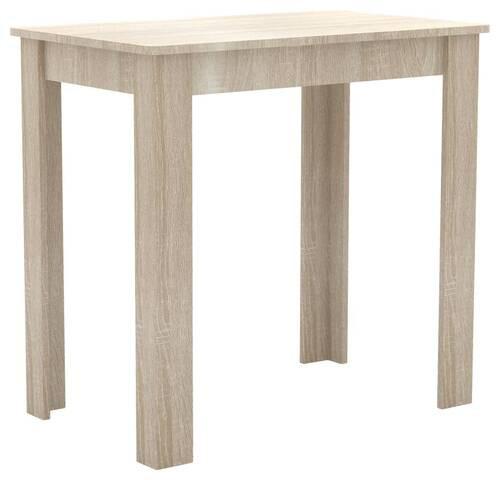 Esstisch Esal Sonoma Eiche B: 50 Cm - Weiß/Sonoma Eiche, MODERN, Holzwerkstoff (80/76/50cm) - MID.YOU