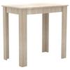 Esstisch Esal Sonoma Eiche B: 50 Cm - Weiß/Sonoma Eiche, MODERN, Holzwerkstoff (80/76/50cm) - MID.YOU