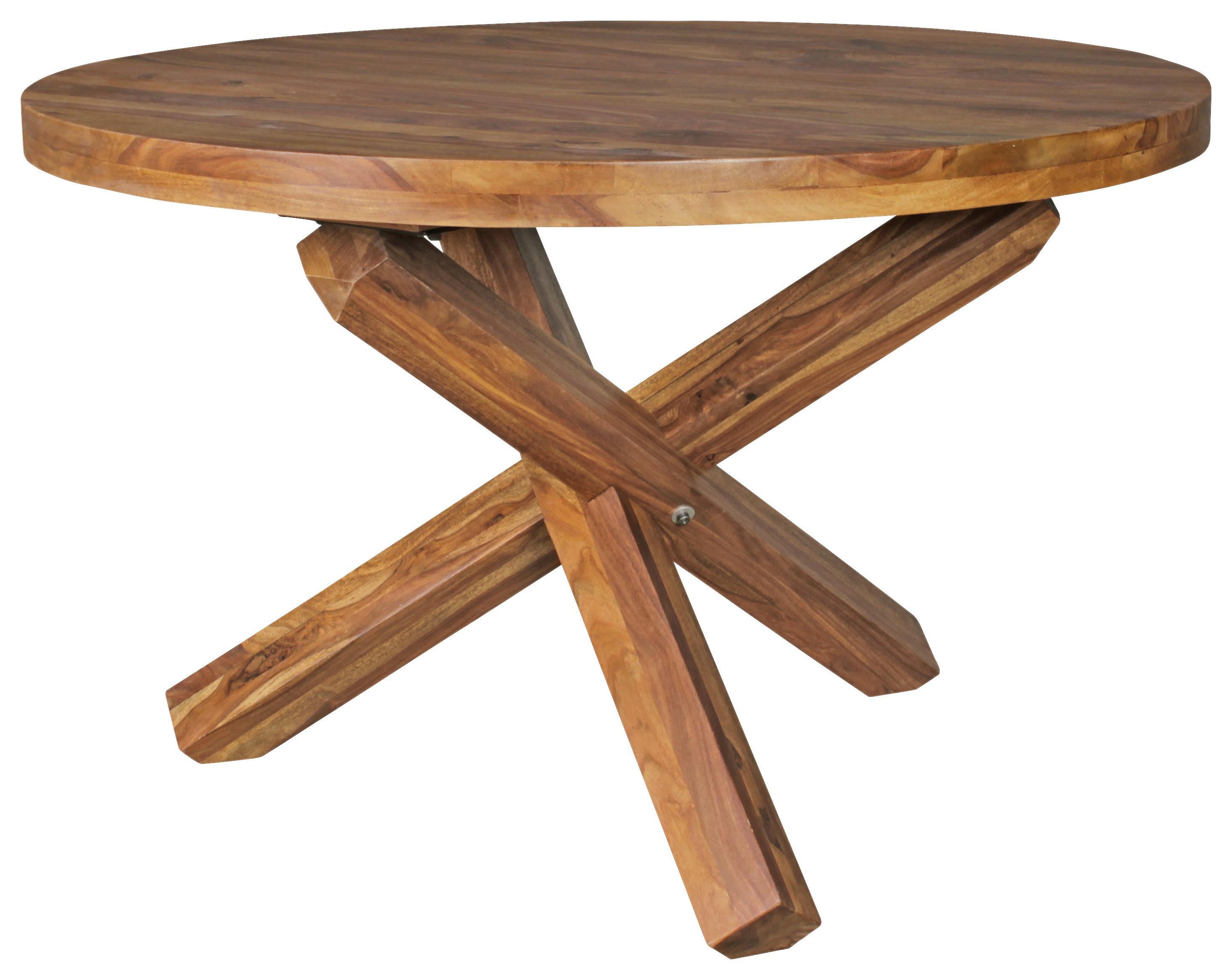 Esstisch Wl5.055 - Sheeshamfarben, Design, Holz (120/120/75cm) - MID.YOU