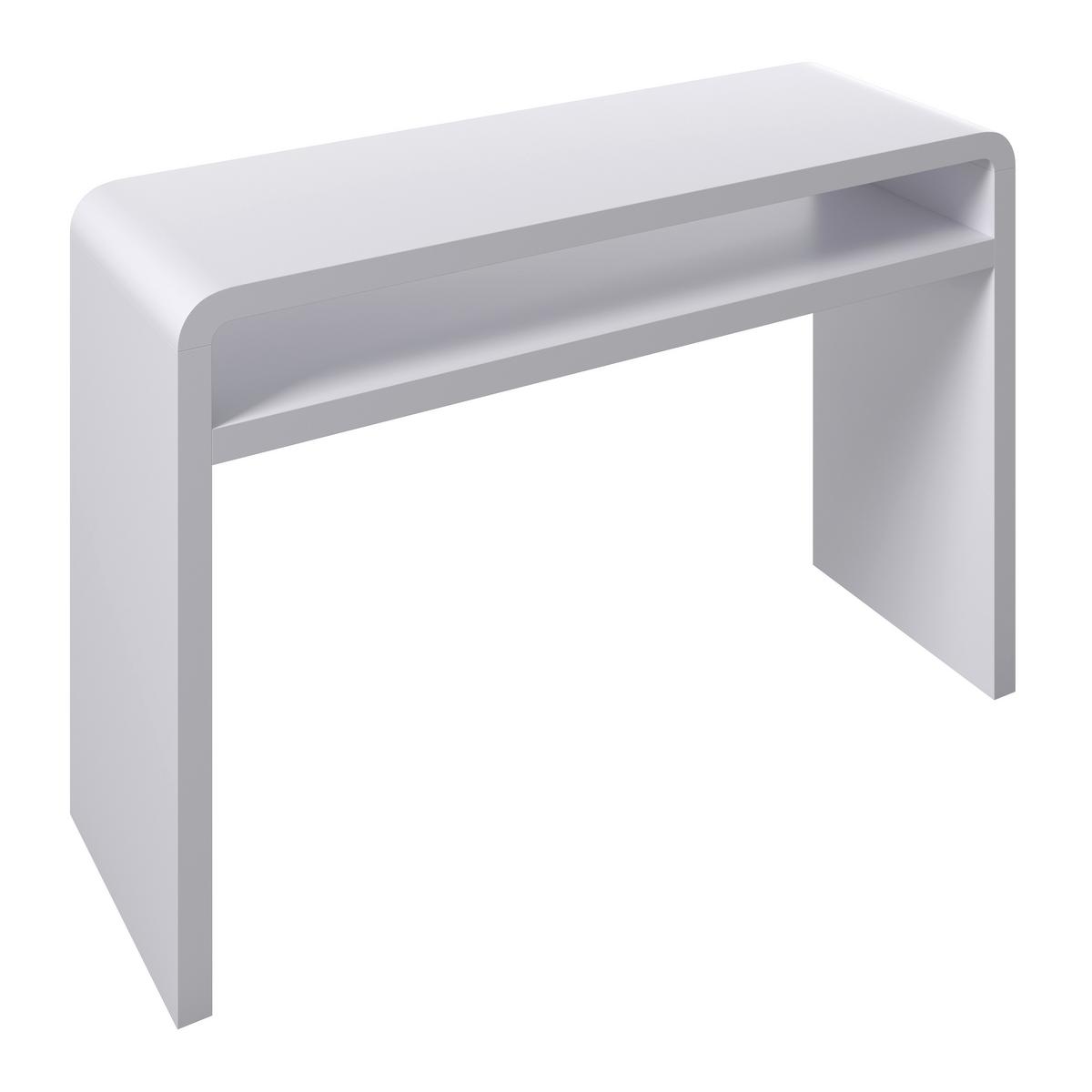 KONZOLOVÝ STOLEK EMILIA - bílá, Moderní, kompozitní dřevo (120/80/40cm) - Bessagi Home