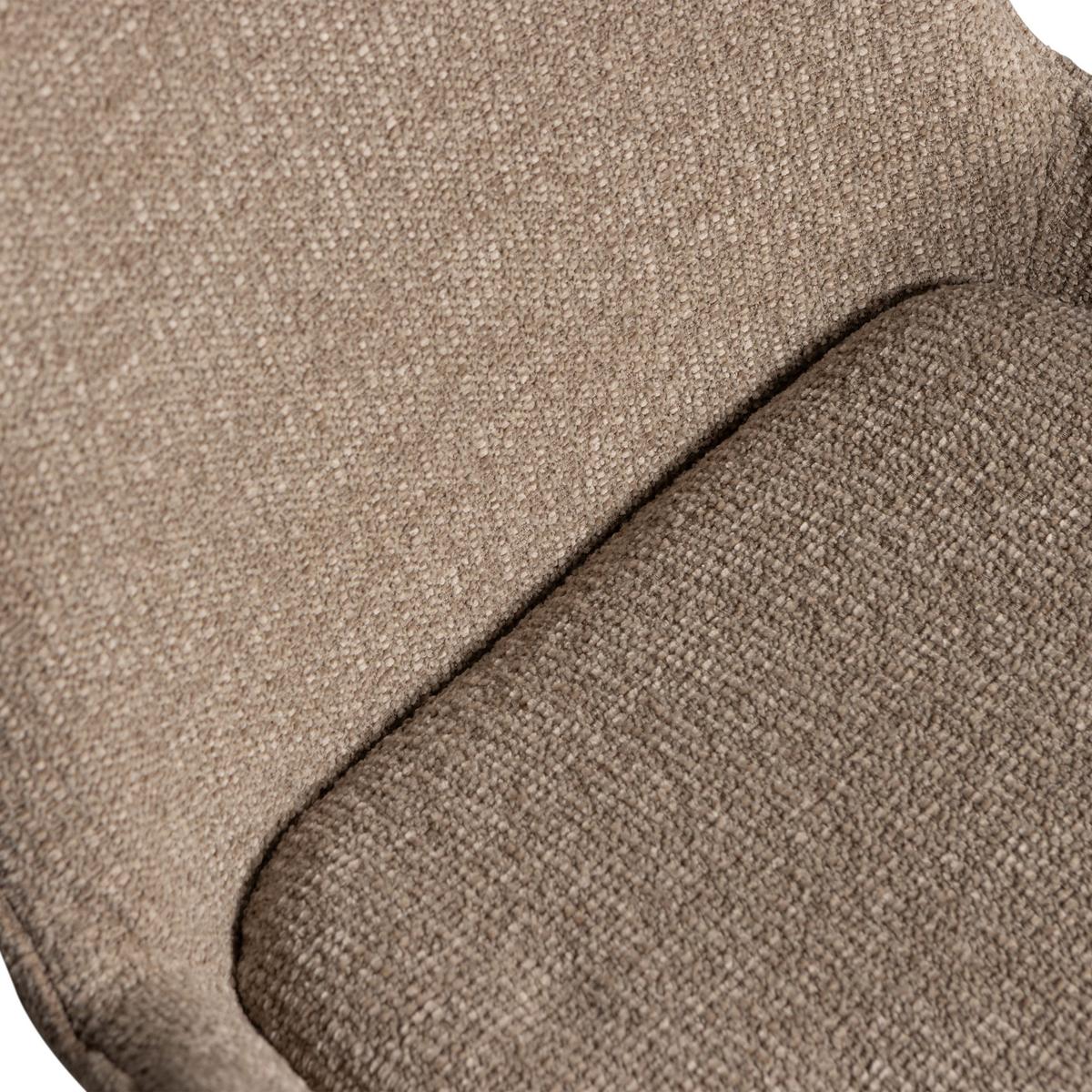 Armlehnstuhl Marten Sandfarben B: 70cm - Sandfarben, MODERN, Textil/Metall (70/90/66cm) - Livetastic
