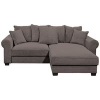 Ecksofa Maureen Braun S: 255/185 cm - Schwarz/Braun, KONVENTIONELL, Textil (255/185cm) - MID.YOU